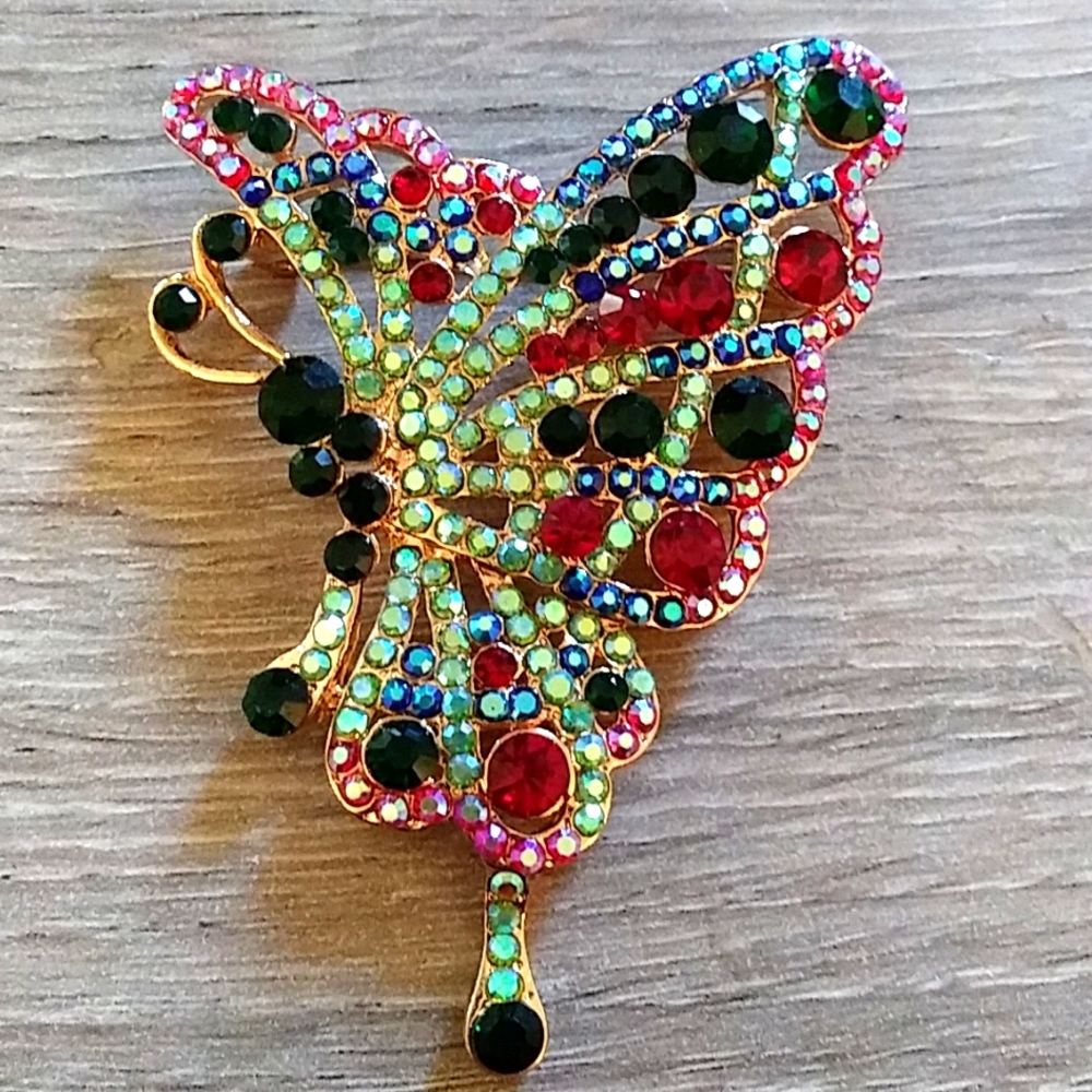 Butterfly brooch